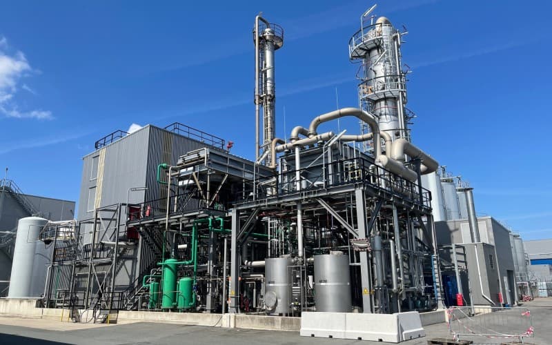 Miles India glycol distillation plant — view 1