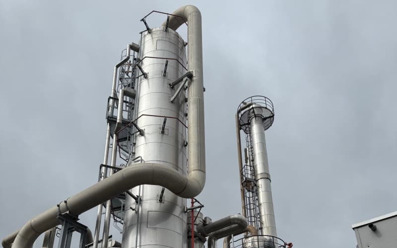 Miles India glycol distillation plant — view 2